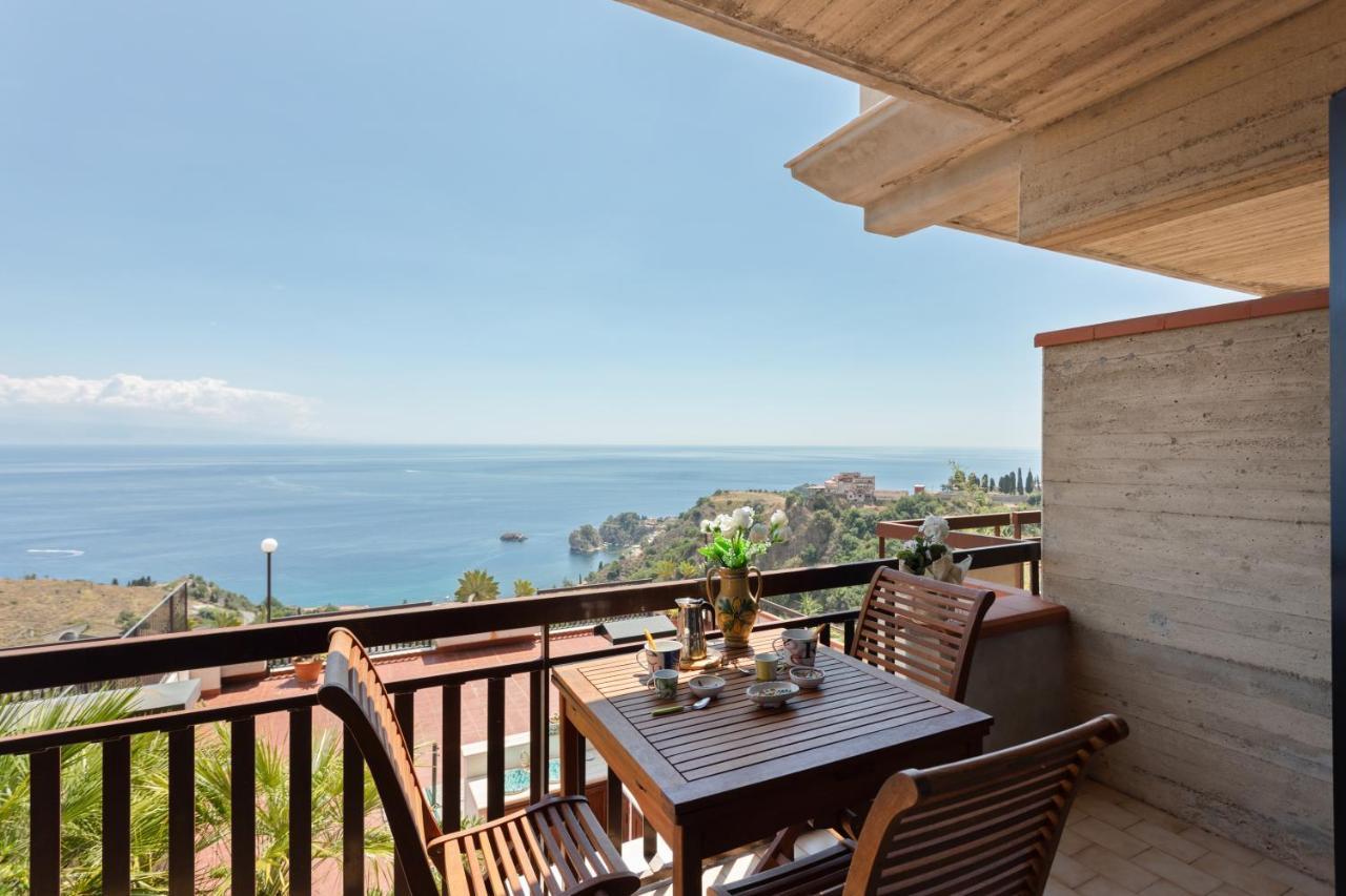 Taormina Panoramic Seaview Apartment Exterior foto